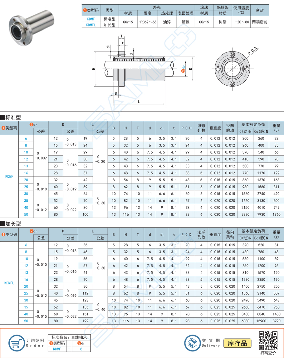 直線(xiàn)軸承用調(diào)整環(huán)的功能作用