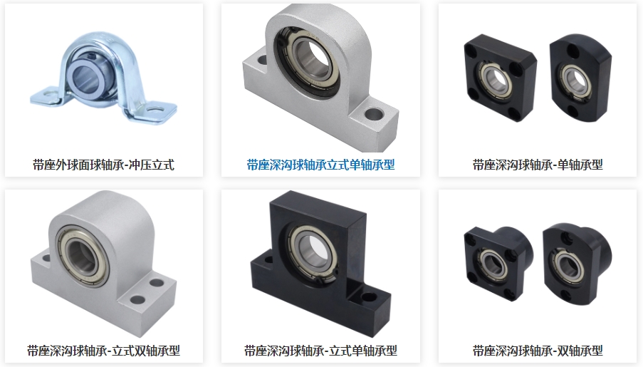 帶座深溝球軸承有哪些核心部件
